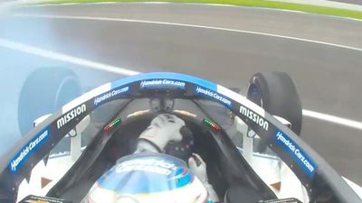 In-car camera: Kyle Larson's Indy 500 ends with Turn 2 crash