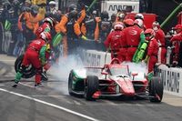Pit road crash ends polesitter Robert Shwartzman’s Indy 500 debut