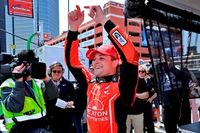 Santino Ferrucci seizes best-ever IndyCar finish after timely caution in Detroit